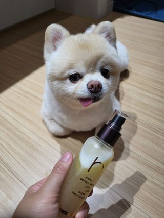 하멜 비건 더블샷 12GF 코어 글로우 미스트 세럼 — 5점을 준 리뷰어가 2022년 8월 올린 사용 사진