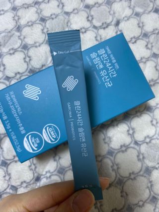 클린24시간 슬림앤유산균 1박스 (3.5g X 15포) — 5점을 준 리뷰어가 2023년 1월 올린 사용 사진