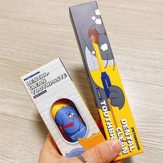 Pethroom 페스룸 PETHROOM DENTAL CARE SET 페스룸 덴탈 케어 세트 / 덴탈 클린 칫솔 + 덴탈 클린 치약 — 4.5점을 준 리뷰어가 2020년 12월 올린 사용 사진