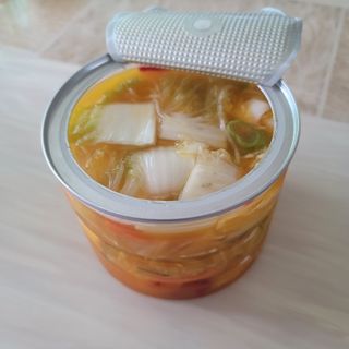 셰프애찬 단호박 백김치 1kg — 5점을 준 리뷰어가 2022년 10월 올린 사용 사진