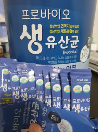 서울약사신협_프로바이오생유산균_2.5G x 100포 — 5점을 준 리뷰어가 2021년 6월 올린 사용 사진