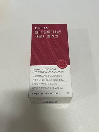[덜다] 글루타치온 저분자 콜라겐 (20g x 15포) — 4.5점을 준 리뷰어가 2023년 10월 올린 사용 사진