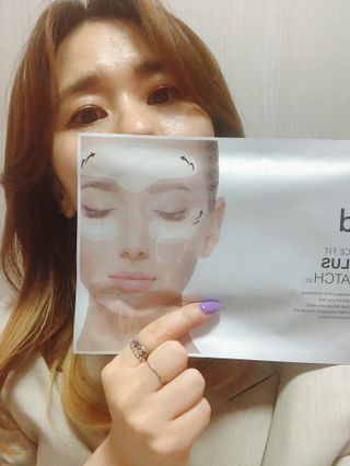 아이디플라코스메틱 아이디 페이스핏 플러스 패치 v2 — 5점을 준 리뷰어가 2021년 5월 올린 사용 사진