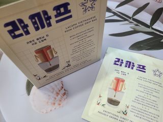 라까프 베트남 핀 커피 드립백 7개입 — 5점을 준 리뷰어가 2022년 9월 올린 사용 사진