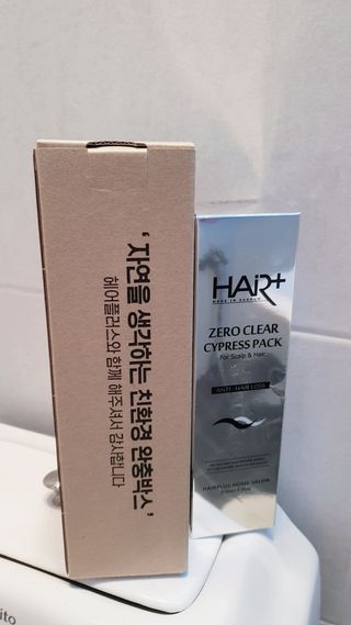 헤어플러스 제로클리어 샴푸 500ml, 두피팩 210ml 2종SET — 5점을 준 리뷰어가 2021년 3월 올린 사용 사진