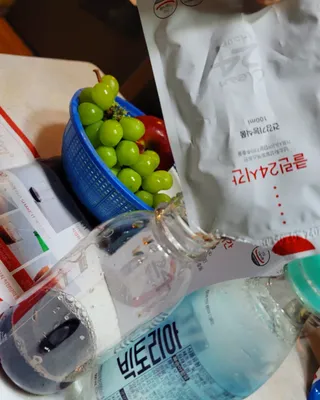 클린24시간 1BOX(5포) + 전용보틀(500ml) — 5점을 준 리뷰어가 2022년 10월 올린 사용 사진