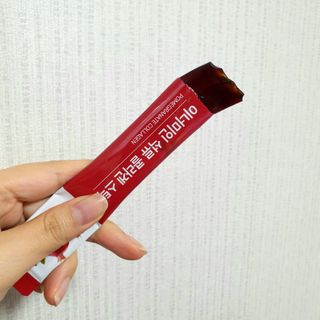 이너미인 석류 콜라겐 스틱 — 5점을 준 리뷰어가 2021년 1월 올린 사용 사진