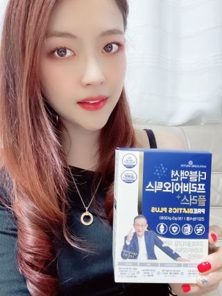 메이준뉴트리 더블액션 프리바이오틱스 플러스+ — 5점을 준 리뷰어가 2021년 5월 올린 사용 사진