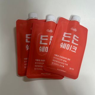 [덜다] 든든 식물성 단백질 쉐이크 40g X 7입 (곡물/딸기) — 5점을 준 리뷰어가 2023년 9월 올린 사용 사진
