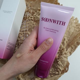 SOONWITH 바이오 내추럴 리프레싱 폼클렌징 — 5점을 준 리뷰어가 2021년 3월 올린 사용 사진