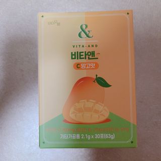 비타앤C 레몬맛, 망고맛 — 5점을 준 리뷰어가 2021년 6월 올린 사용 사진