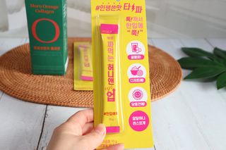 아임오 모로오렌지 콜라겐 1box (14포) — 5점을 준 리뷰어가 2023년 2월 올린 사용 사진