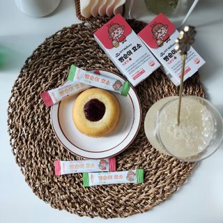 아이비웰니스 빵순이 식탁 위의 필수템! 빵순이 효소 키위맛 100포 + 석류맛 14포 (총 114포) — 5점을 준 리뷰어가 2022년 12월 올린 사용 사진