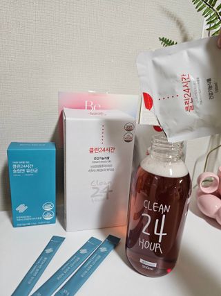 클린24시간 1BOX(5포) + 전용보틀(500ml) — 5점을 준 리뷰어가 2023년 6월 올린 사용 사진
