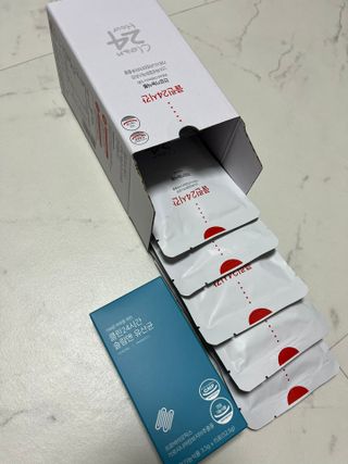 클린24시간 1BOX(5포) + 전용보틀(500ml) — 5점을 준 리뷰어가 2023년 7월 올린 사용 사진