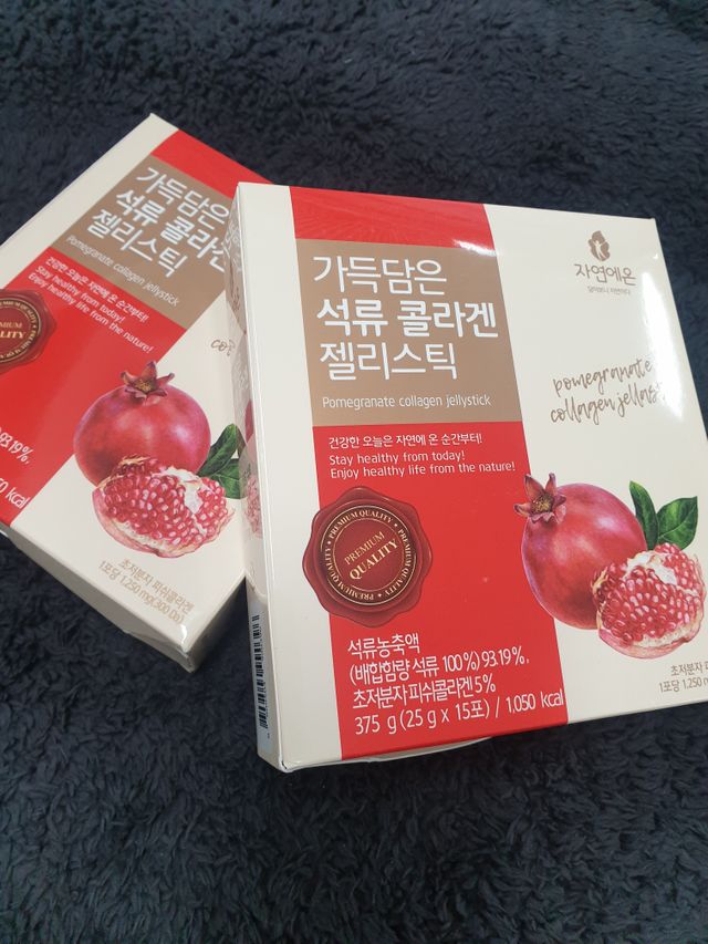 자연에온 가득담은 석류 콜라겐 젤리스틱 2BOX 리뷰 사진