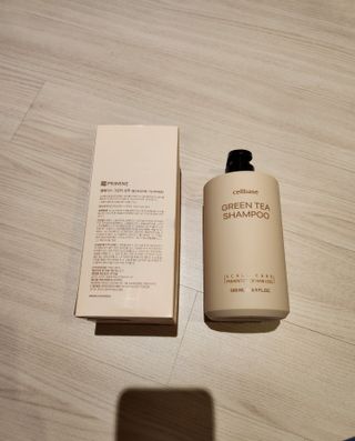 프리마인 더이상 뻣뻣하고 효과없는 탈모샴푸는 NO. 근본부터 케어하는 셀베이스 그린티샴푸(500ml) — 5점을 준 리뷰어가 2023년 4월 올린 사용 사진