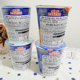 NISSIN 닛신 컵누들  4종 - 씨푸드오리지날, 씨푸드 스파이시, 씨푸드 커리, 씨푸드 XO소스 — 5점을 준 리뷰어가 2021년 12월 올린 사용 사진