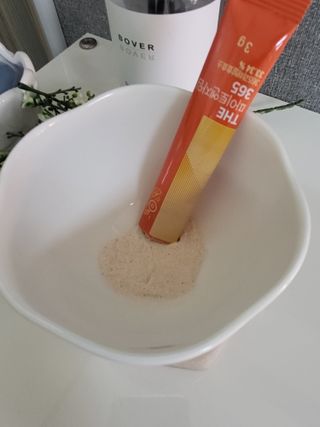 [닥터루템]맛있는 파인애플맛 과채효소 THE파이토엔자임365 1box (30포) — 5점을 준 리뷰어가 2022년 10월 올린 사용 사진