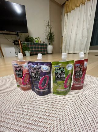 ORIHIRO 오리히로 곤약젤리 제로칼로리 130g 4종 4팩(맛별로 1팩씩) — 5점을 준 리뷰어가 2023년 2월 올린 사용 사진