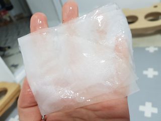 체르엠 그린 케비어 더블워터 마스크팩 5매입  2팩 — 5점을 준 리뷰어가 2021년 11월 올린 사용 사진