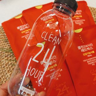 클린24시간 레드박스 1BOX(5포) + 전용보틀(500ml) — 5점을 준 리뷰어가 2024년 1월 올린 사용 사진