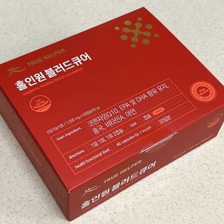 트루헬퍼 홀인원 블러드큐어 혈행+혈압+콜레스테롤 한번에 1박스 1개월 — 5점을 준 리뷰어가 2023년 2월 올린 사용 사진