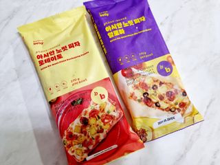 브라잇벨리 비건피자 [노밋피자알로하 & 노밋피자포테이토] 2가지맛 — 5점을 준 리뷰어가 2022년 7월 올린 사용 사진