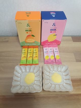 비타앤C 레몬맛, 망고맛 — 5점을 준 리뷰어가 2021년 5월 올린 사용 사진