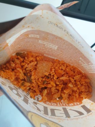 한성기업 무볼레 왕건더기 볶음밥 묵은지삼겹살 — 5점을 준 리뷰어가 2021년 10월 올린 사용 사진