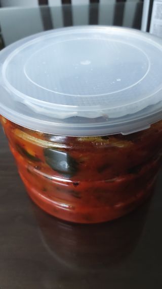 셰프애찬 알타리김치 총각김치 1kg — 5점을 준 리뷰어가 2022년 10월 올린 사용 사진