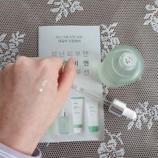 아르비엔 마일드케어 비건 시카세럼 — 5점을 준 리뷰어가 2021년 2월 올린 사용 사진