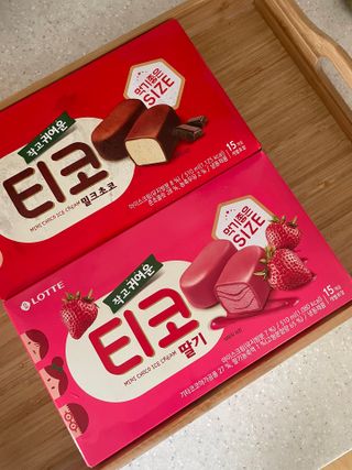 롯데제과 티코밀크초코 — 4.5점을 준 리뷰어가 2021년 9월 올린 사용 사진