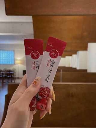 함초록 Rg+ 석류콜라겐젤리 — 5점을 준 리뷰어가 2021년 3월 올린 사용 사진