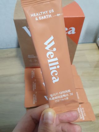 웰리카 다이어트 프로바이오틱스 — 5점을 준 리뷰어가 2021년 3월 올린 사용 사진