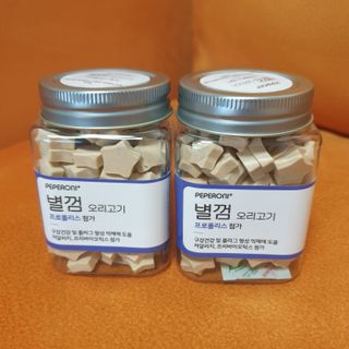 페페로니 자기전에 먹는 저알러지 껌 세트 치킨+오리 — 5점을 준 리뷰어가 2021년 8월 올린 사용 사진