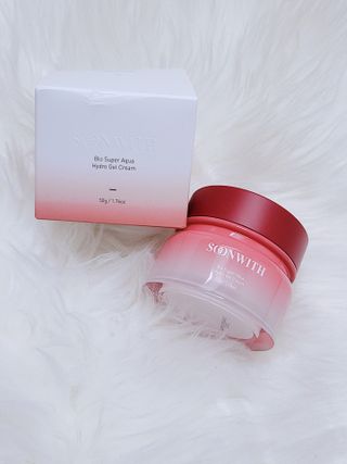 SOONWITH 바이오 수퍼 아쿠아 하이드로 젤 크림 — 5점을 준 리뷰어가 2021년 4월 올린 사용 사진