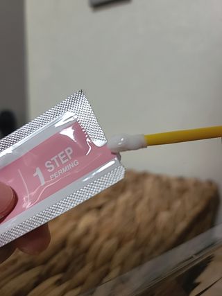 피비에스코리아 [오마이셀프] 셀프 속눈썹펌 키트 뷰러펌 파마 세트 — 5점을 준 리뷰어가 2021년 11월 올린 사용 사진