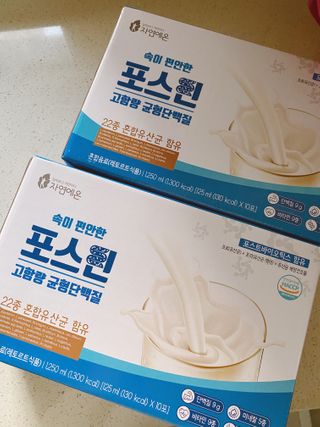 자연에온 마시는 프로틴 고함량 균형단백질 음료 포스틴 125ml 10개입 1BOX — 5점을 준 리뷰어가 2021년 3월 올린 사용 사진