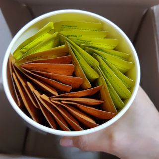 페페로니 맛있는 스틱 - 무항생제 닭고기 15개 + 원양선 참치 15개 — 5점을 준 리뷰어가 2021년 8월 올린 사용 사진