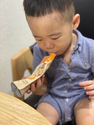 [몸엔용] 우리 아이 건강간식, 달콤한 녹용곤약젤리 디어팡 4종 — 5점을 준 리뷰어가 2021년 8월 올린 사용 사진
