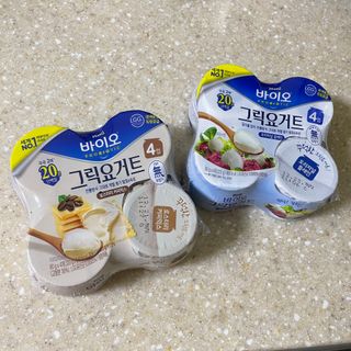 매일바이오 그릭요거트 오리지널 플레인 4개, 로스터리 커피믹스 4개 — 5점을 준 리뷰어가 2021년 12월 올린 사용 사진