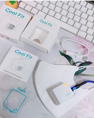 주식회사 휴레브 Cool Fit(마스크 공기 순환 장치) — 5점을 준 리뷰어가 2022년 11월 올린 사용 사진