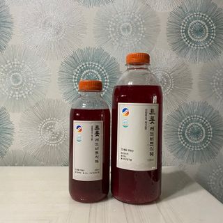 트롯전통식혜 트롯레드비트식혜 1리터 +500리터 — 5점을 준 리뷰어가 2021년 5월 올린 사용 사진
