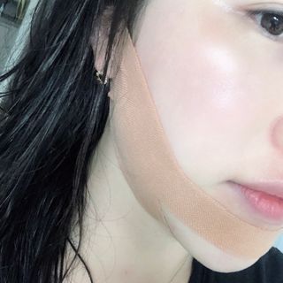 아이디플라코스메틱 아이디 페이스핏 마이너스 밴드 v2 — 3.5점을 준 리뷰어가 2021년 5월 올린 사용 사진