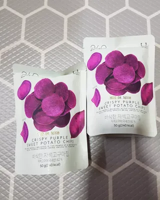 딜라이트 프로젝트 바삭한 원물칩 3종 고구마칩, 자색고구마칩, 느타리버섯칩 [총 6봉지] — 5점을 준 리뷰어가 2022년 3월 올린 사용 사진
