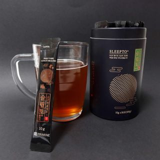 프리마인 자체 기업부설 연구소에서 찾아낸 건강한 수면의 비밀.  슬립토 플러스 30포 — 5점을 준 리뷰어가 2021년 11월 올린 사용 사진