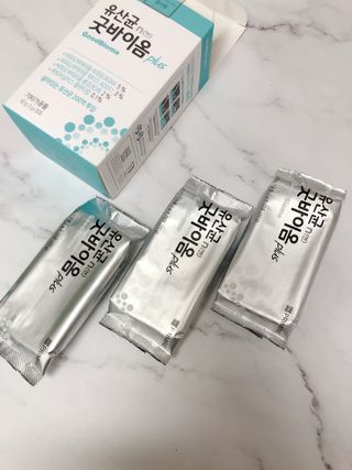 프리마인 유산균 국가지정연구소 선정, 살아있는 생유산균 200억 마리의 힘. 유산균n굿바이옴플러스 — 4.5점을 준 리뷰어가 2021년 9월 올린 사용 사진
