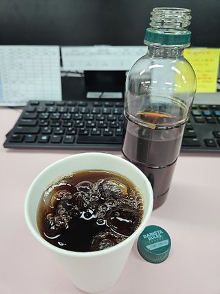 무라벨 바리스타룰스 디카페인 아메리카노 — 5점을 준 리뷰어가 2024년 4월 올린 사용 사진