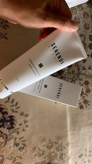세렌디뷰티 퓨어델라 부스팅 바디크림 — 5점을 준 리뷰어가 2021년 8월 올린 사용 사진